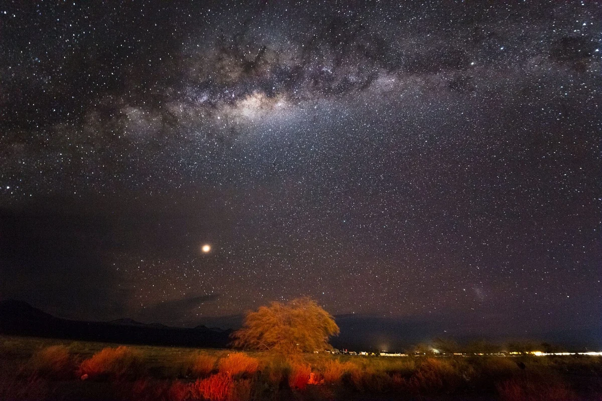Via Láctea no céu de San Pedro de Atacama